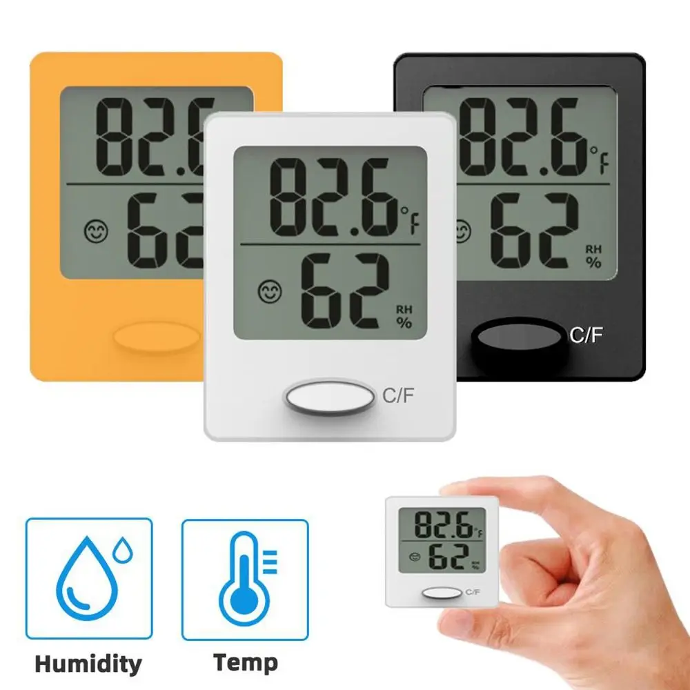 

Точная комнатная метеостанция, электронный термометр, гигрометр, датчик температуры, цифровой Термогигрометр с ЖК-дисплеем