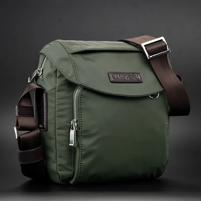 

Messanger Large Wholesale Shoulder Color Solid Casual Crossbody Retro Bag Male Capacity New Bags Men Outdoor Waterproof Zipper