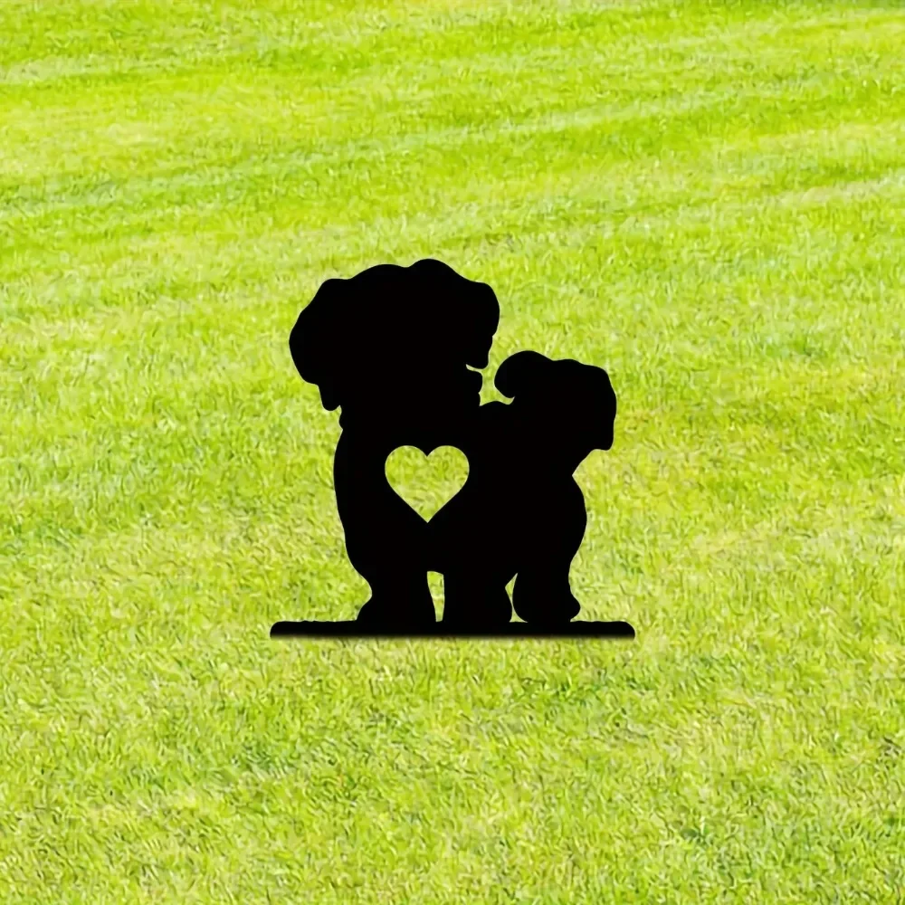 Большая Металлическая Садовая Подставка С Собачьим Хвостом Художественный