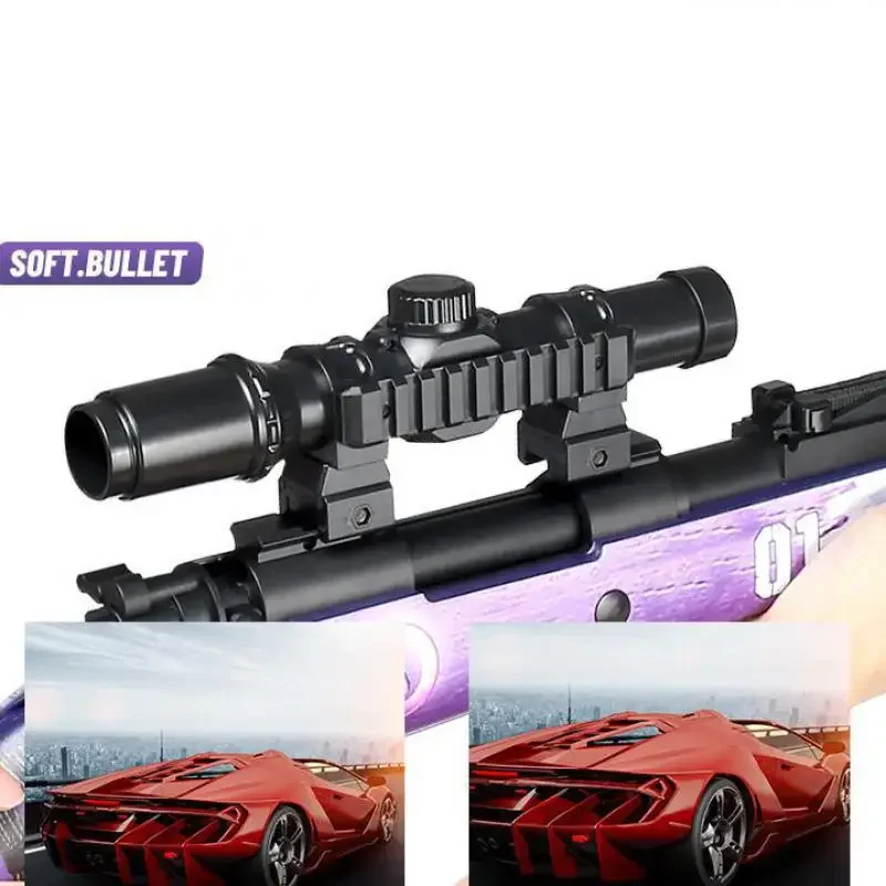 Игрушечный пистолет Blaster Kar98k мягкий патрон эжекторная винтовка снайперское