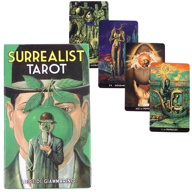 

78pcs Surrealist Tarot Deck Tarot Oracle Card Board Deck Games Palying Cards For Party Game