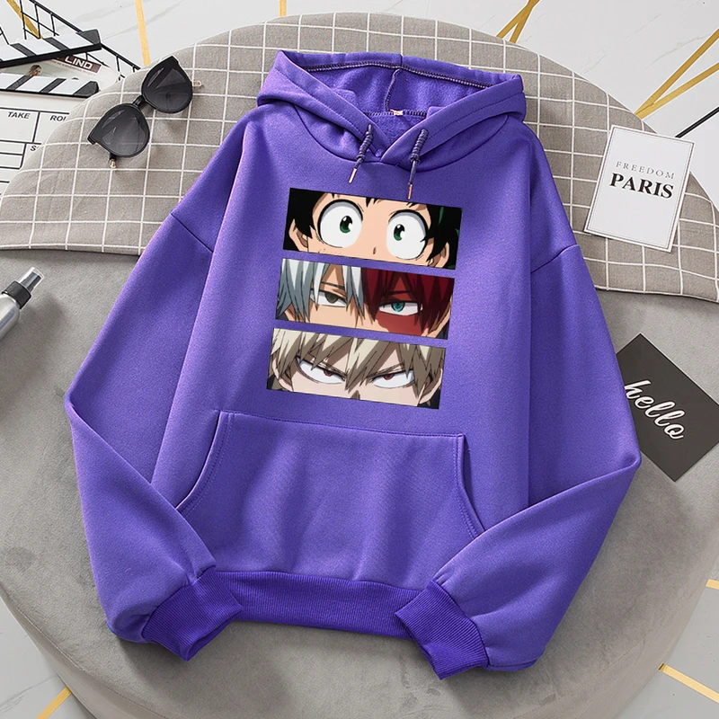 

My Hero Academia Hoodies Japanese Anime Printed Hooded Sweatshirts Men/Women All-Match Homme Pullover Hipster Tracksuit
