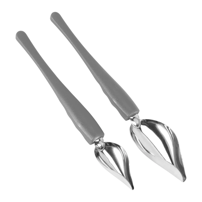 

Culinary Drawing Decorating Spoon Set, 2 Pcs Saucier Drizzle Spoons,Decorating Pencil Spoon For Decorative Cake,Coffee