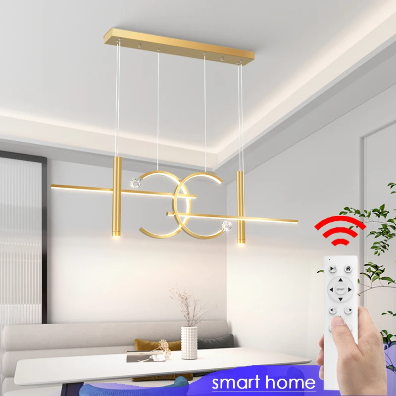 

Современные золотые светодиодный ные люстры, прожектор для столовой, кухни, стола, гостиной, спальни, простой стиль, потолочный художествен...