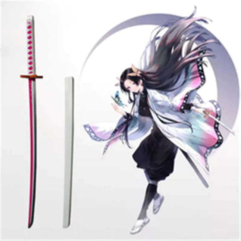 

Cosplay Anime Demon Slayer Sword PU Sword Prop Kimetsu no Yaiba Kochou Kanae Satoman Tanjiro 104cm PU Weapon Prop Katana