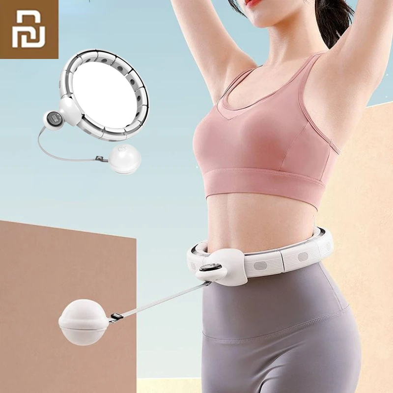 Youpin YESOUL Smart Sport Hoops Abdominal Thin Waist Fitness Hula Hoop Adjustable Massage Hoops Gym Home Training Weight Loss