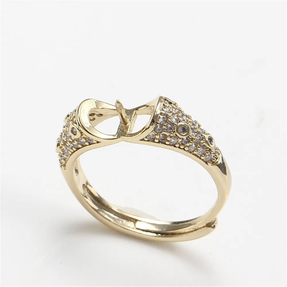 Внутреннее медное гальванизированное настоящее золото простое циркониевое