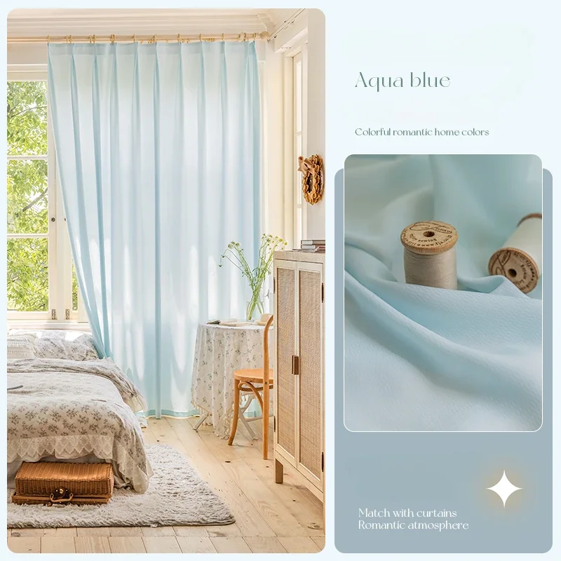 Марлевые занавески светопропускающие непрозрачные современные солнцезащитные