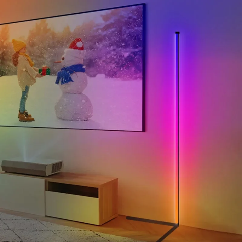 Умные цветные напольные светодиодные лампы RGB Современные Напольные с