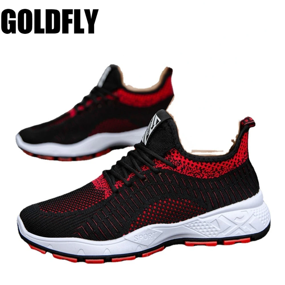 

Men Sport Shoes Lightweight Running Sneakers Walking Casual Breathable Shoes Non-slip Comfortable black Big Size 39-44 Hombre