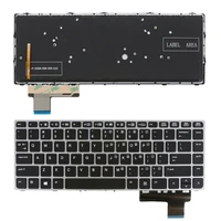 new us layout keyboard for hp elitebook folio 9470m silver frame black backlit us