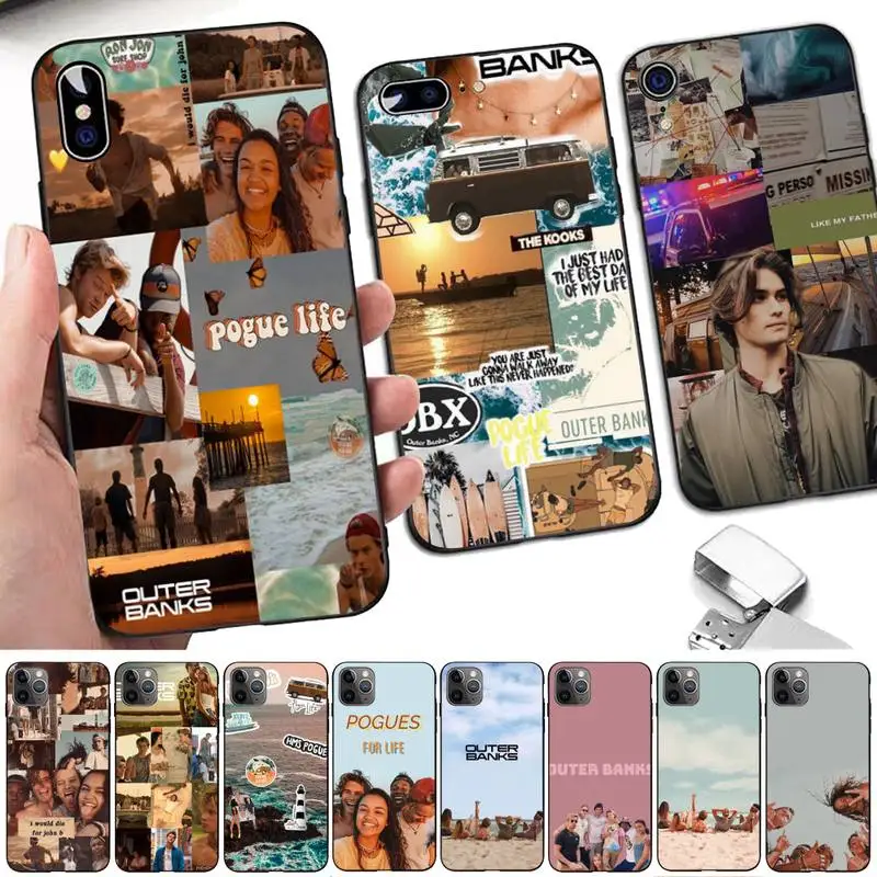 

Pogue Life Outer Banks Phone Case for iPhone 11 12 13 mini pro XS MAX 8 7 6 6S Plus X 5S SE 2020 XR case