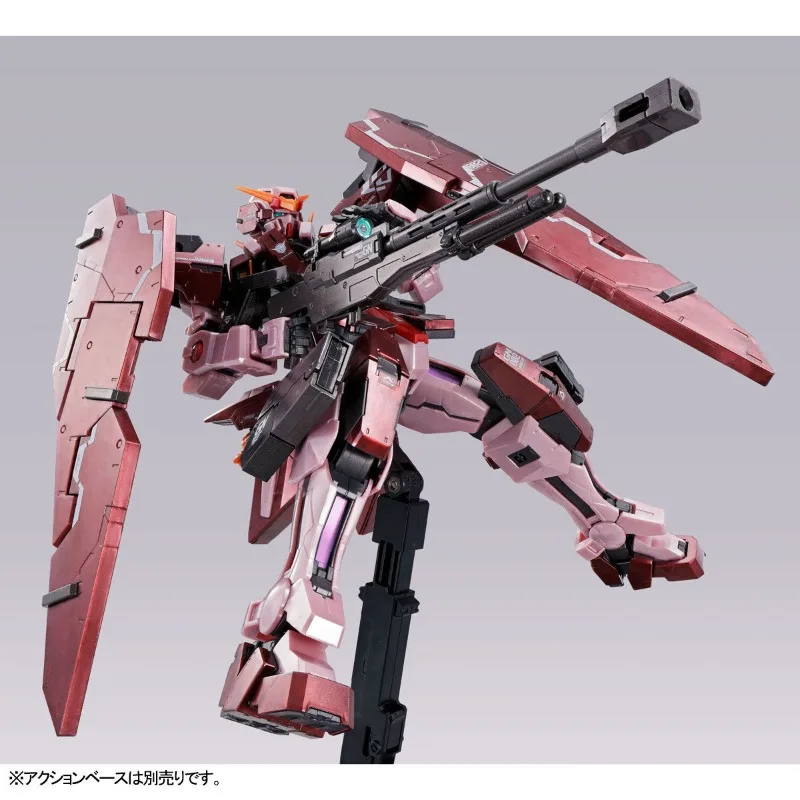 Фото BANDAI PB MG 1/100 GN-002 GUNDAM DYNAMES-красные фигурки TRANS-AM MODE Мобильный костюм с металлическим блеском Gundam 00 Аниме №4