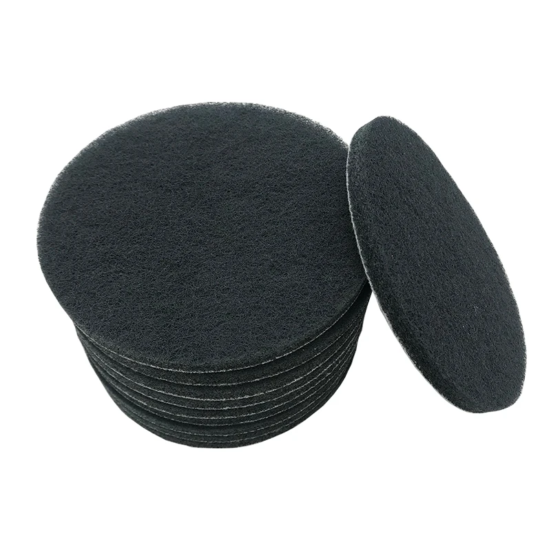 10 PCS6 Inch Multi-purpose Flocking Scouring Pad Round 400-800 Grit Industrial Heavy Duty Nylon Cloth for Polishing Pad Grinding