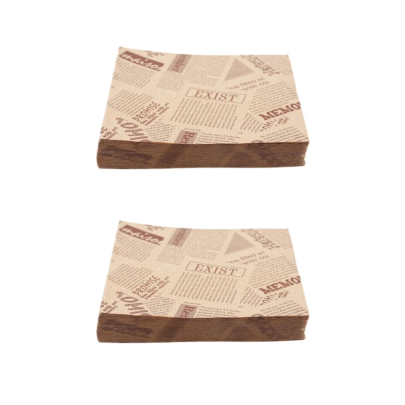 

200Pcs 12X12cm Sandwich Donut Bread Bag Biscuits Doughnut Paper Bags Oilproof Bread Craft Bakery Food Packing Kraft