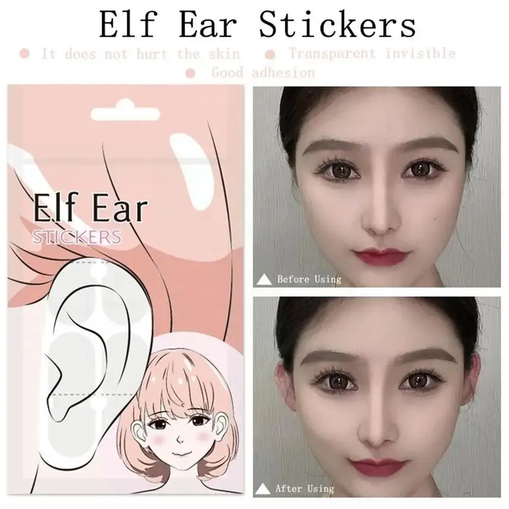 

10 Patches Elf Ear Sticker Cosmetic Ear Corrector Comfortable Fixation Ear Stickers Breathable Beauty Tools Elf Invisible E D0H6