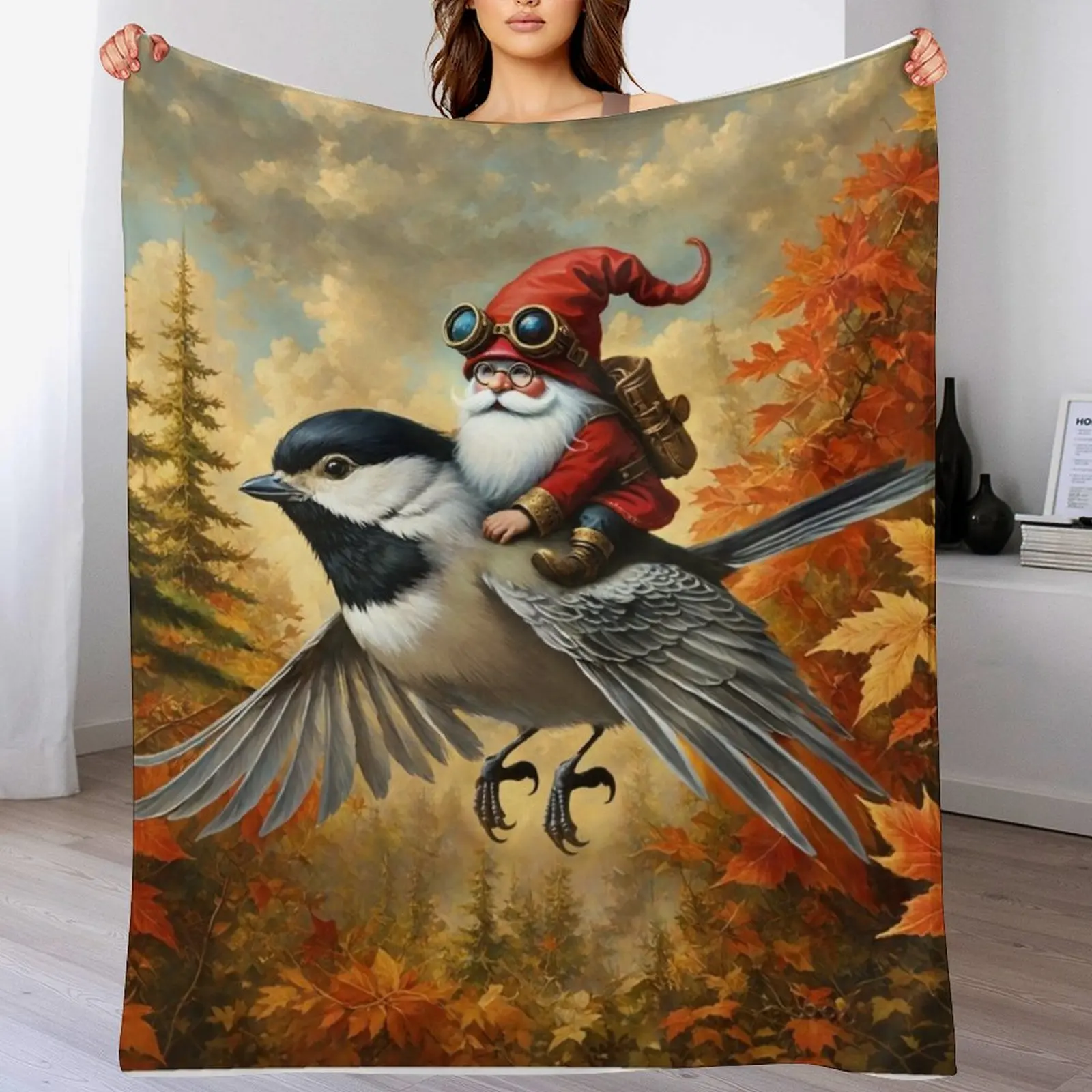 Гном Райдер на цыпочках одеяла для детей роскошные Хэллоуин