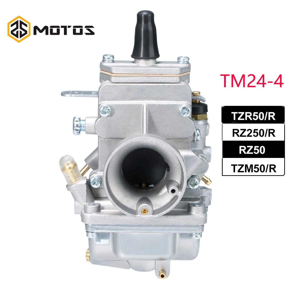 Фото Карбюратор ZS MOTOS TM24-4 Mikuni, 24 мм, с плоским соплом, для YAMAHA RZ50, TZ50, TZM50, TZR50R, для Mikuni Carburador TM24 №1