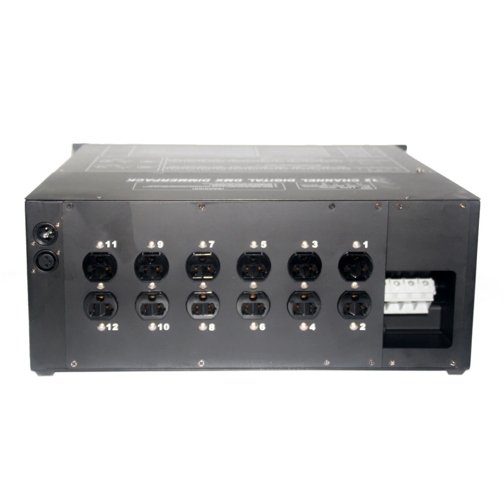 

Stage lighting network 12CH digital dimmer pack 2KW/4KW/CH controller