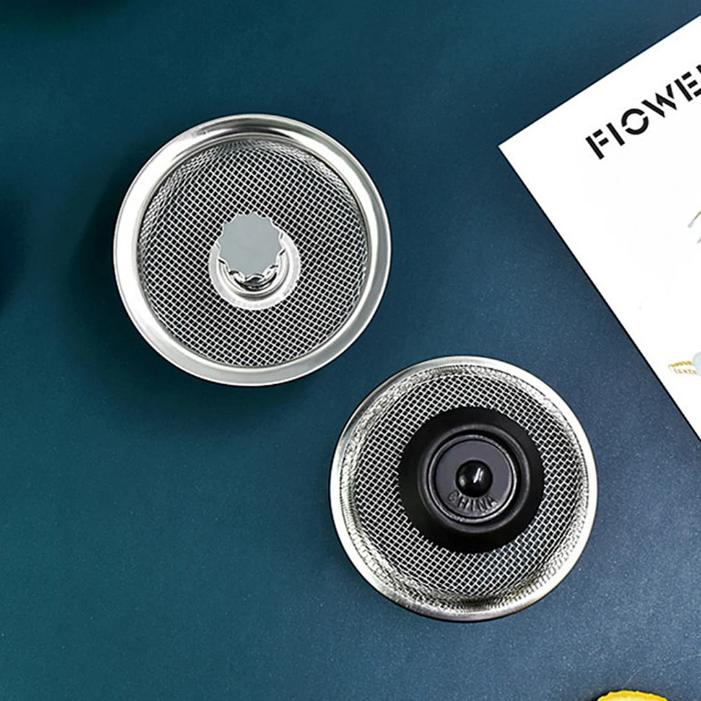 

Sink Strainer Screen Kitchen Bath Mesh Waste Filter Debris Stopper Reusable Filtering Sewer Hair Catcher Accessory