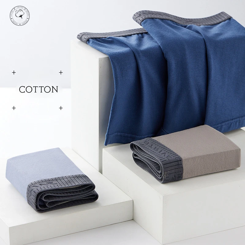 Youpin 3A Graphene Men Boxer Antibacterial Cotton Man Underwear Male Boxers Solid Color Shorts Men's Panties 10pcs Wholesale