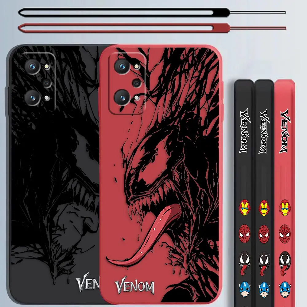 

Marvel Venom Black Comics Cover For Reakme C35 C33 C31 C30 C21 C21Y C20 C15 C12 C11 C3 C2 Narzo 50 50A 50I 30A 5G Case Fundas