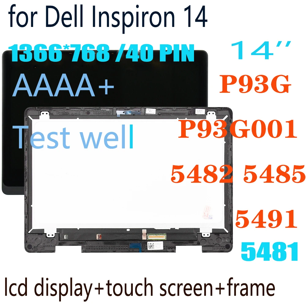 НОВЫЙ 14-дюймовый HD ЖК-дисплей для Dell Inspiron P93G P93G001 5482 5485 5491 5481 с цифровым