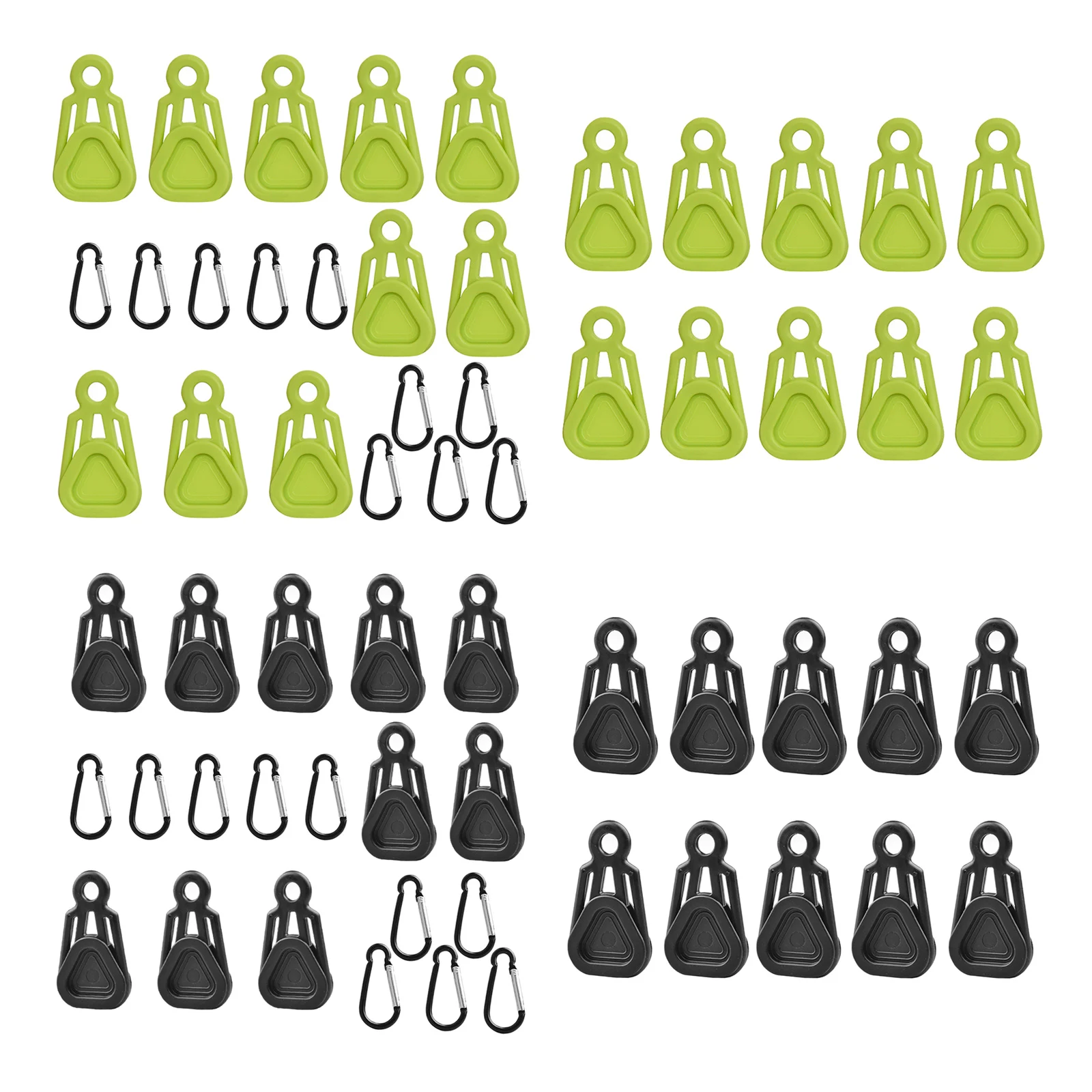

Reusable Tent Tarp Tarpaulin Wind Rope Clips Clamp Buckle Heavy Duty Camping
