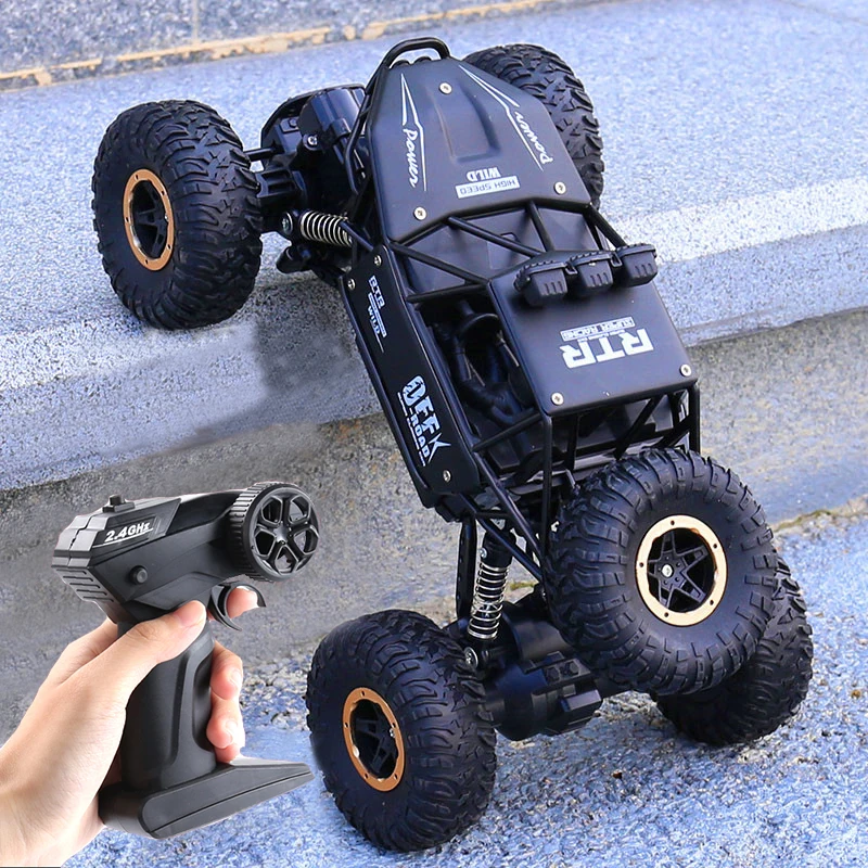 Игрушки для мальчиков 4WD 2 4 ГГц Радиоуправляемый автомобиль Rock Crawler машина с