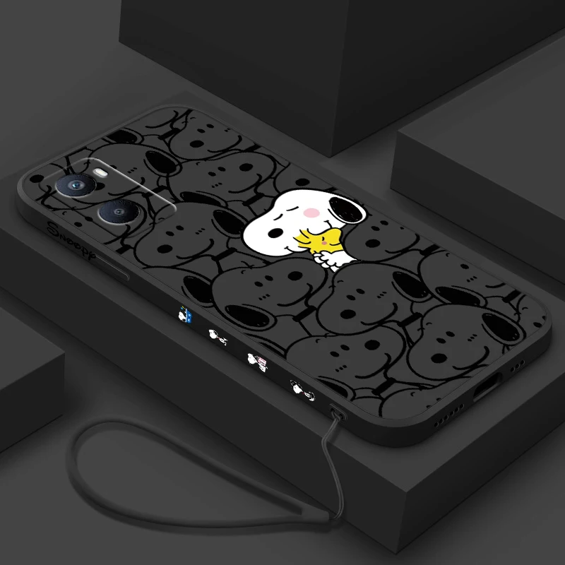 Милый S-Snoopy аниме мультфильм для OPPO A98 A96 A94 A93 A77S A76 A74 A73 A72 A57E S A56S жидкий левый