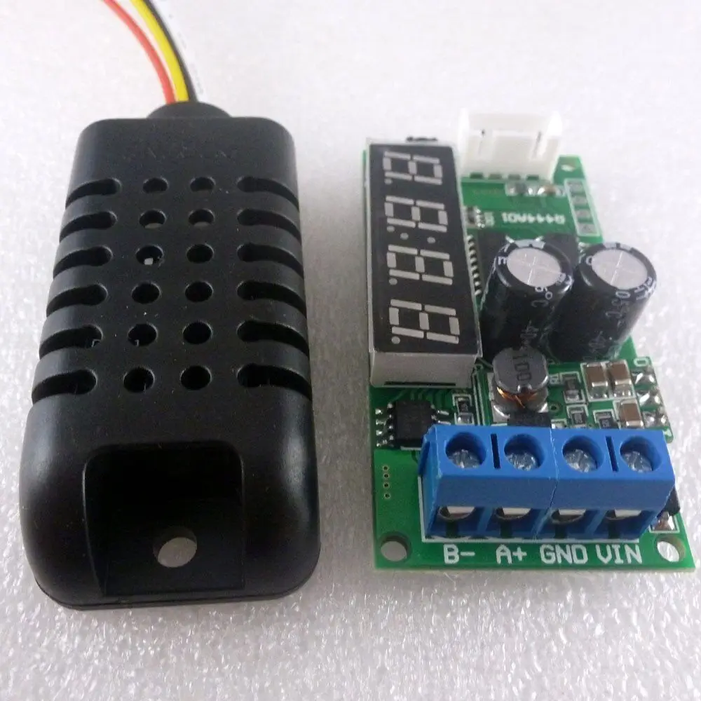 

5-40V RS485 Modbus LED Temperature Humidity sensor AM2320 for DS18B20 SHT10 20