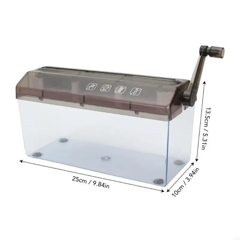 J6pa mini hand hredder portable paper hreadder Руководство из шерддера бумаги