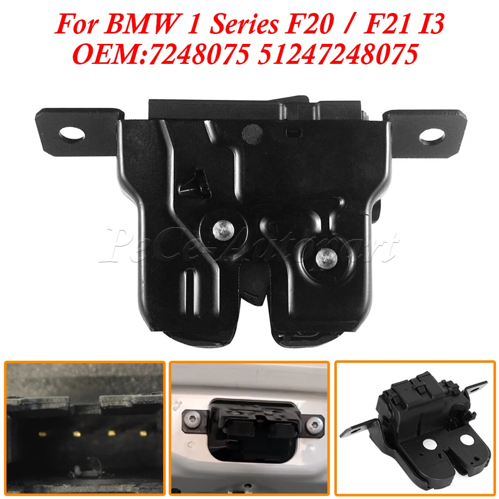 

Новый привод защелки замка крышки багажника 7248075 51247248075 для BMW 1 серии F20 / F21 I3