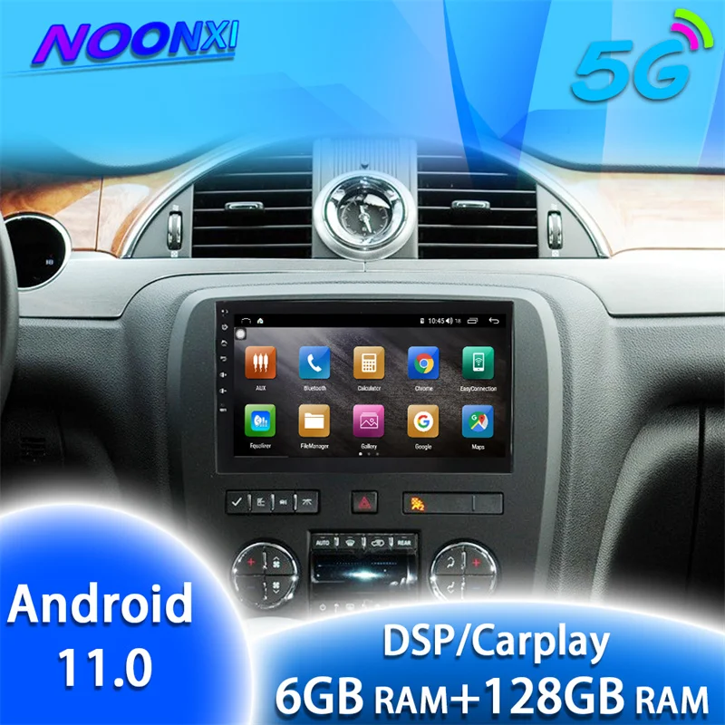 

For BUICK ENCLAVE 2013 128G Android 11.0 Car Multimedia Player GPS Navigation Video DVD Radio Stereo 2 Din DSP Carplay Head Uni