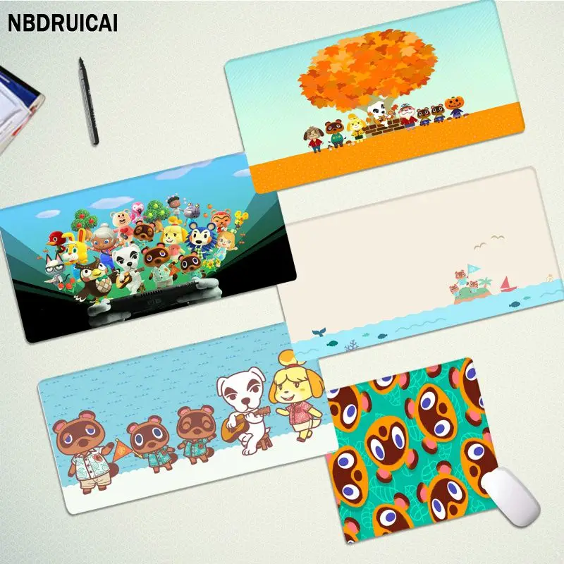 

Animal-C-Crossing Custom Skin Keyboards Mat Rubber Gaming Mousepad Desk Mat Size For Game Keyboard Pad For Gamer