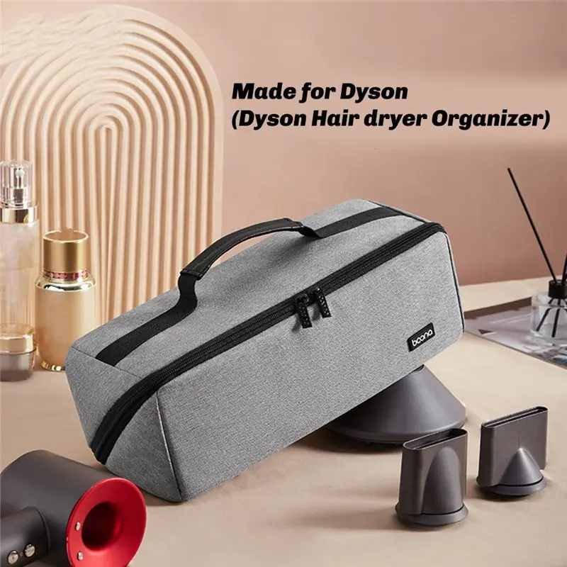 Фото Сумка-органайзер BOONA для фена Dyson, портативная, пыле- и водонепроницаемая, дорожный чехол для хранения, косметичка №5