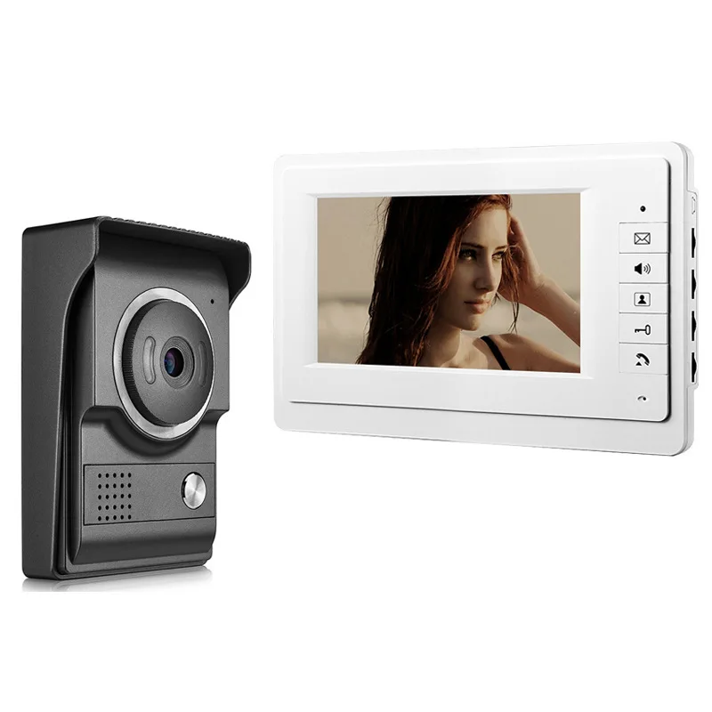 7-дюймовый IPS-экран, проводной видеодомофон, домофонная система XSL-V70f-L, визуальная камера для просмотра дверей