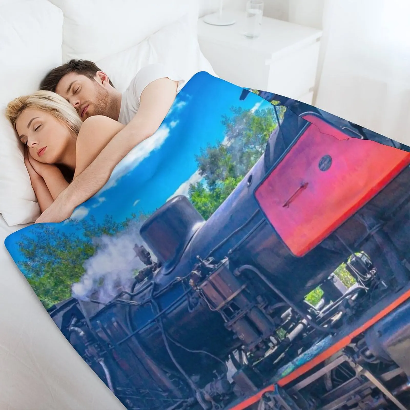 Паровоз в кастимане одеяло диван-кровать для дивана декоративные одеяла