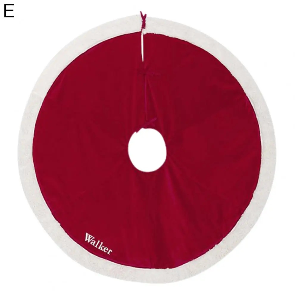 

Reusable Unique Xmas Party Ornament Tree Skirt Round Christmas Tree Skirt Thicker for Festival