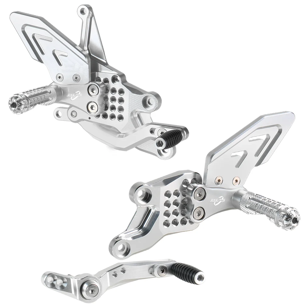 

Аксессуары для мотоциклов, регулируемая задняя подставка для ног с ЧПУ, задняя подставка для ног для YAMAHA R7 2021-2025, педаль