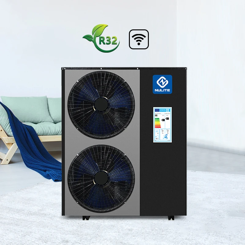 

Nulite New Energy BKDX50-200 60-220 air source dc inverter air to water R32 heat pump heat cool