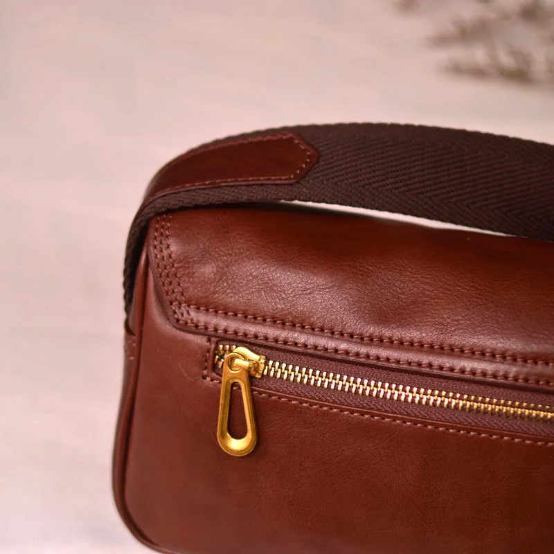 Оригинальная Кожаная нишевая Наплечная Сумка AETOO премиум-класса унисекс