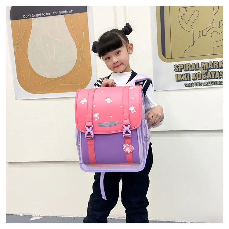 Grade 1-6 Children Primary School Students British Style Large Capacity Backpacks New Girls Boys Reflective Unicorn Schoolbags