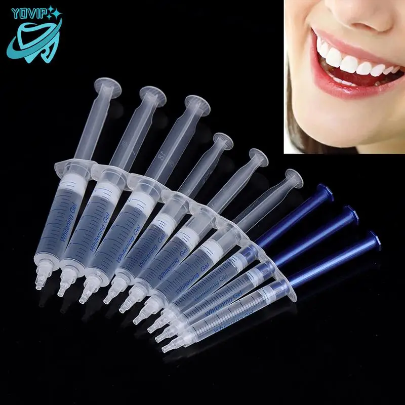 

3/10ML Professional Teeth Whitening Gel 25% 35% Peroxide Dentist Use Dental Bleach Whiten Tooth Gel