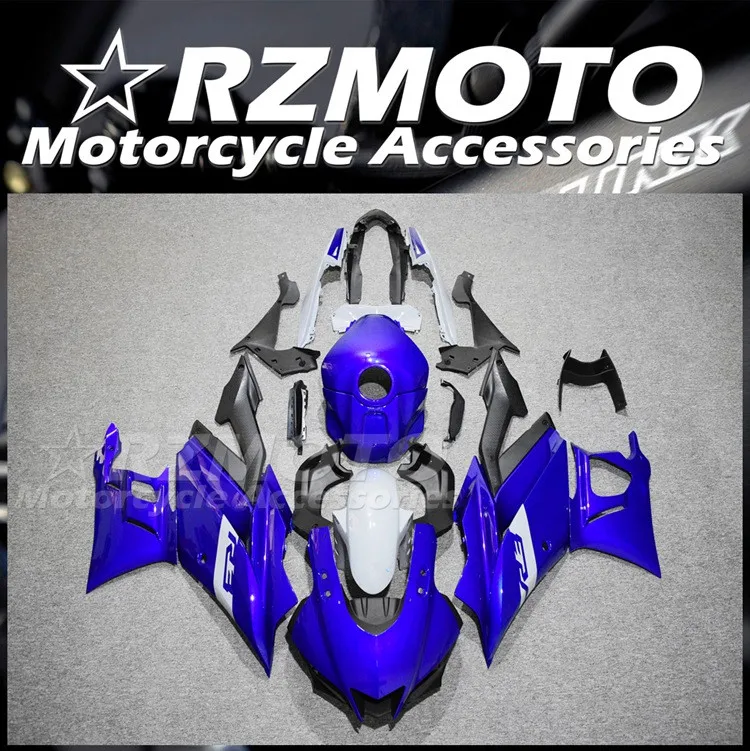 

Injection Mold New ABS Fairings Kit Fit for YAMAHA YZF- R3 R25 2019 2020 2021 2022 19 20 21 22 Bodywork Set Blue Gray