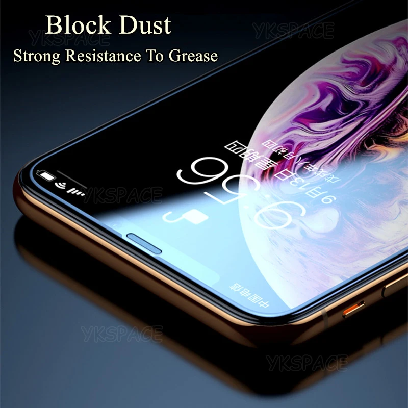 Пылезащитный фильтр 9H для iPhone 13 12 mini 11 Pro Max X Xs XR 6 6S 7 8 Plus |
