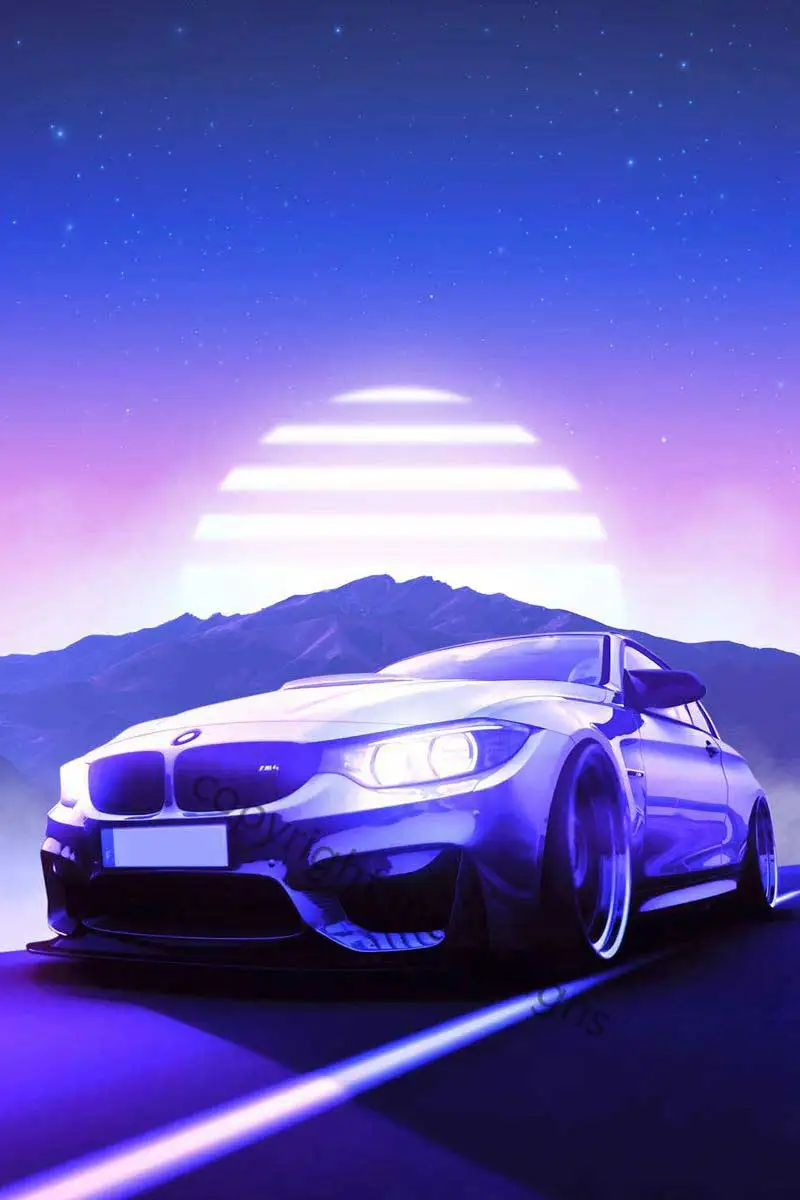 

Bmw M4 2013 Synthwave винтажная металлическая вывеска Оловянная вывеска оловянные пластины декор для стен декор комнаты неоновая вывеска для клуба ...
