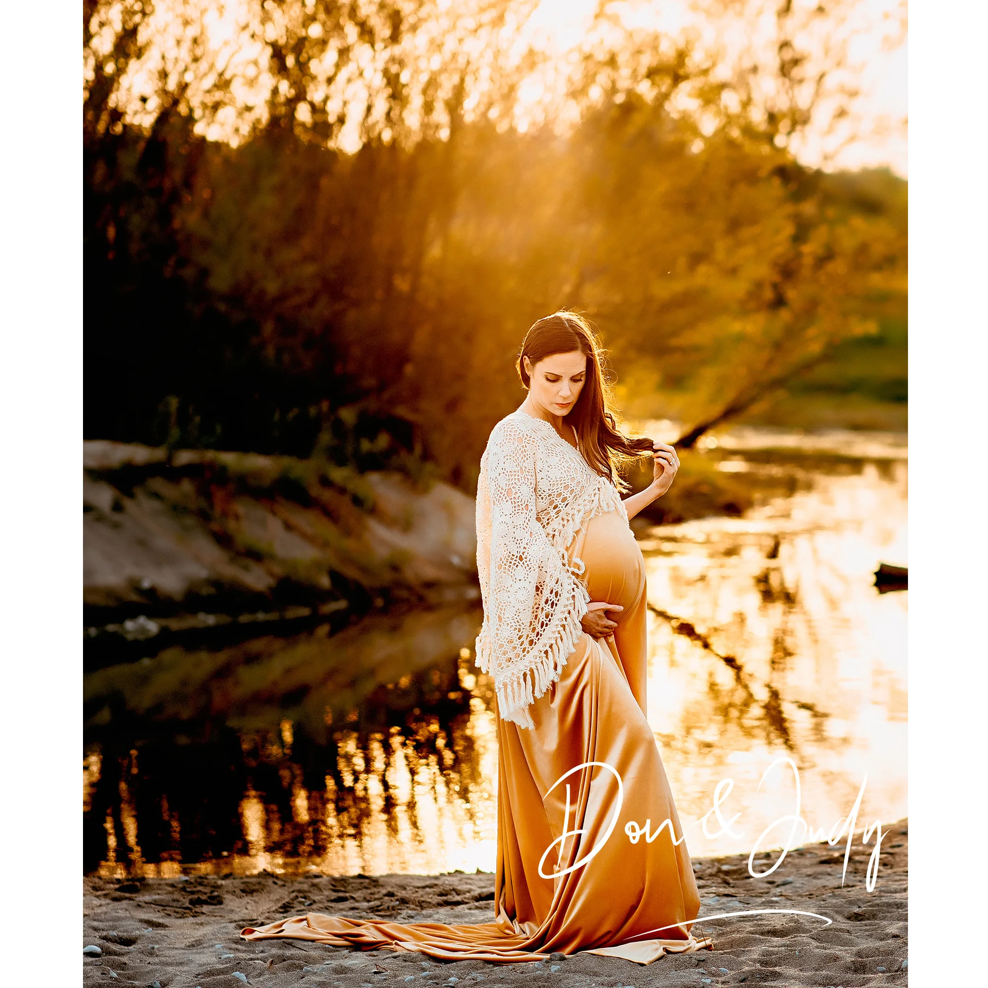 Don &amp Judy бархатное женское платье с v-образным вырезом хлопковая шаль и