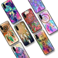 dream catcher watercolor phone case for samsung s20 lite s21 s10 s9 plus for redmi note8 9pro for huawei y6 cover