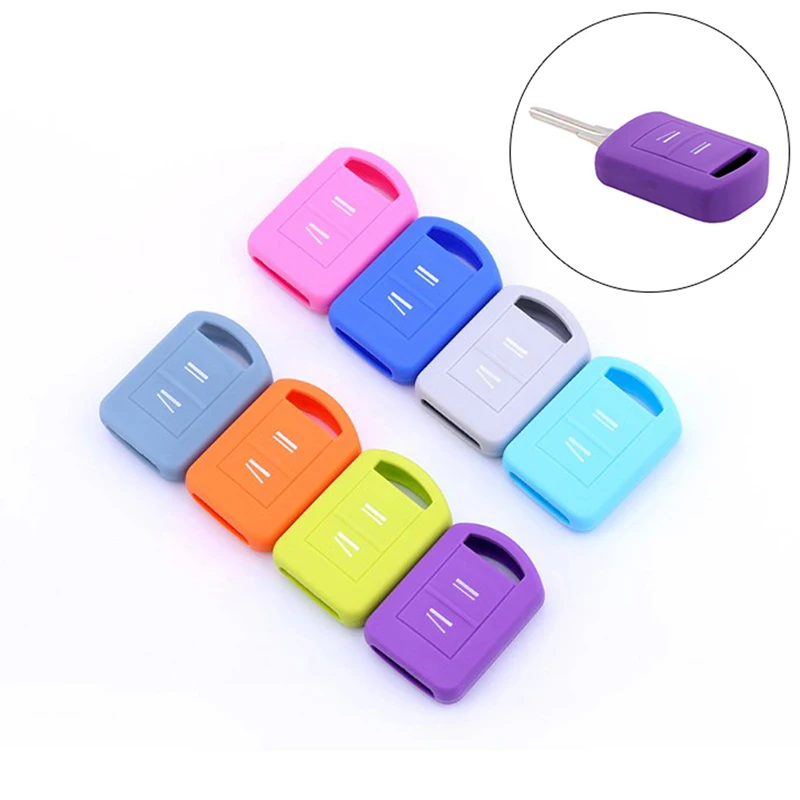 

2 Buttons Silicone Car Key Cover Case Protection Key Accessories Car Remote Control Cover